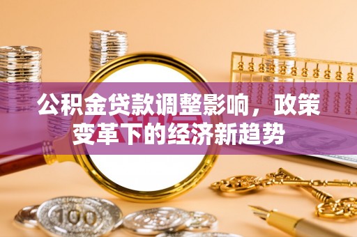 新安公积金贷款调整影响，政策变革下的经济新趋势